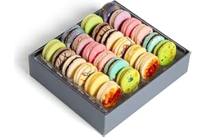 KAYLA'S CAKE Luxury French Macarons European Cookies Gift Baskets Birthday Snacks Variety Pack Sympathy Anniversary Get Well Corporate Graduation Mothers Day Women Men Her Him Girls Kids Prime 24