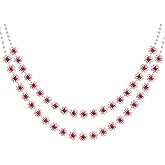 WHANHE Moissanite necklace for women, anniversary or wedding necklace for your wife, elegant gift for your loved one, birthday or Christmas jewelry