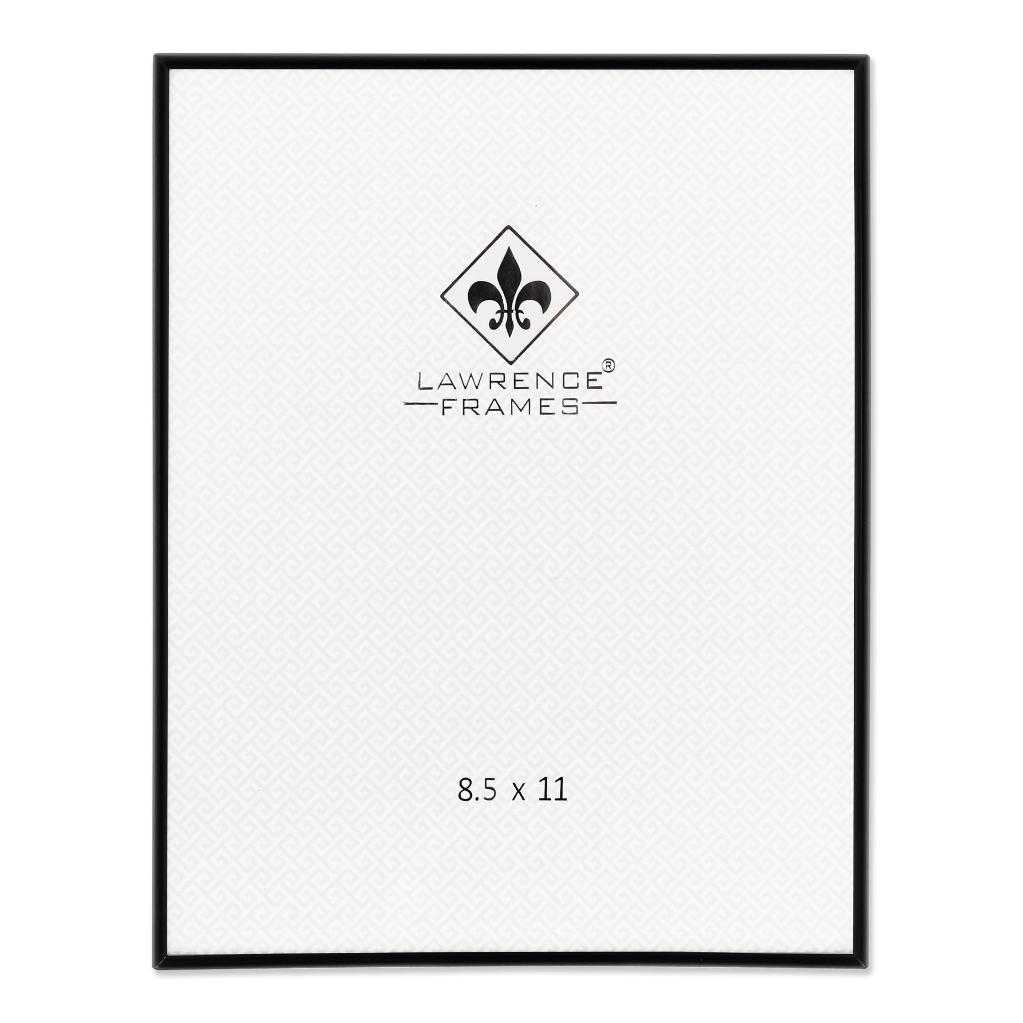 Lawrence Frames 8.5x11 Simply Black Picture Frame