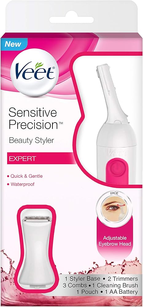 Veet Sensitive Precision Hair Trimmer For Face Bikini Line And
