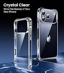 Mkeke for iPhone 17 Pro Max Case Clear, [Not