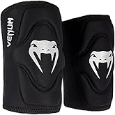 Venum Gel Kontact Knee Pads - Black/Silver - Large