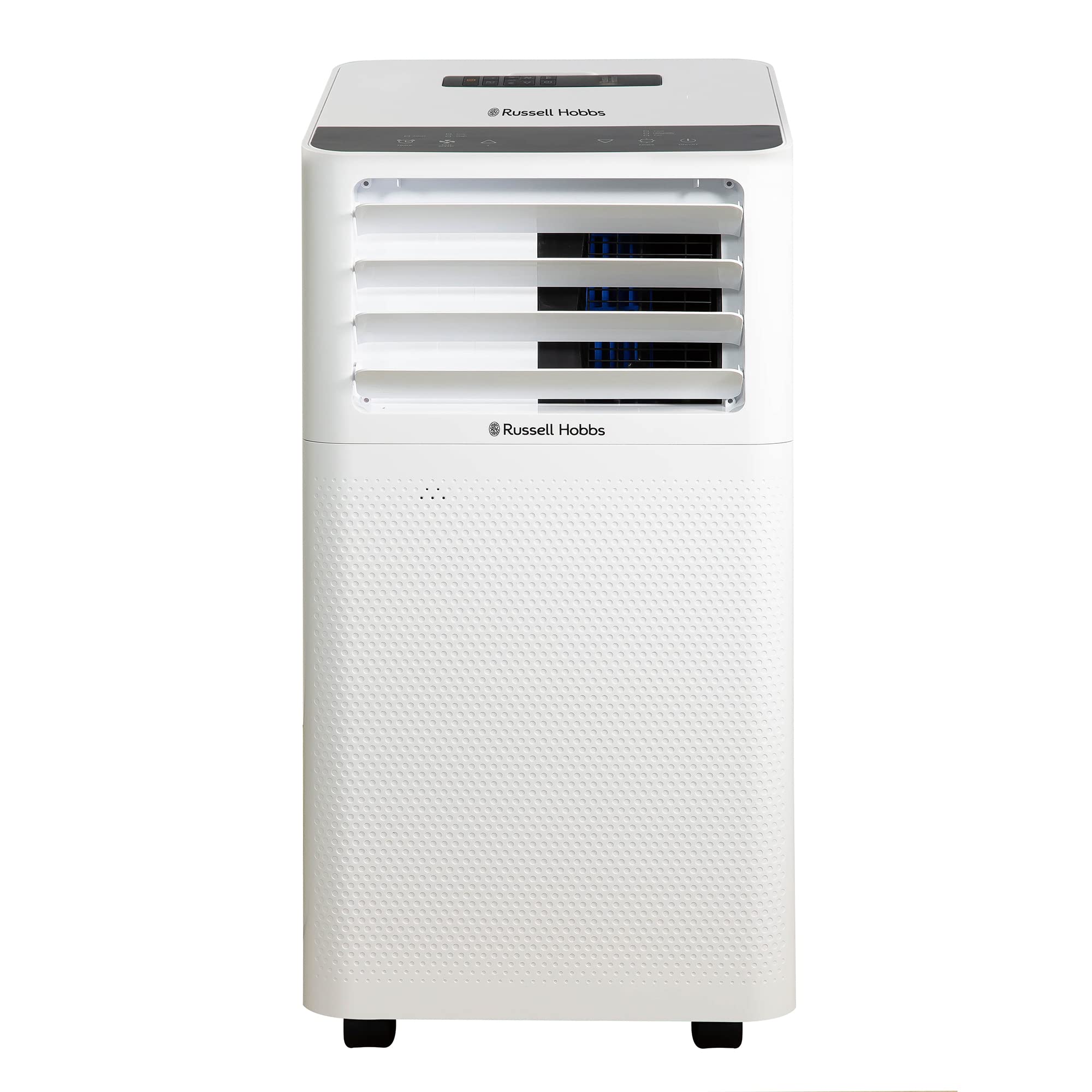 Russell Hobbs Air Conditioning Unit, 7000 BTU 3 in 1 Portable Air Conditioner, Dehumidifier, 670W, Cooling Fan with 2 Speeds, 14m2 Coverage, Window Seal Kit, Suitable for Home & Office, RHPAC3001