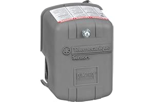 Telemecanique Sensors 9013FHG2J27X Air-Compressor Pressure Switch, 100 psi Set Off, 20 psi Fixed Differential, 1/4" NPSF Inte