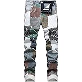 Men's Casual Stylish Straight Slim Fit Jeans Young Hiphop Skinny Denim Pants
