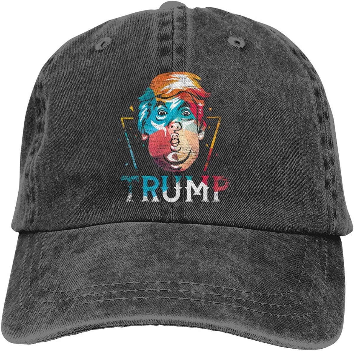 Funny Donald Trump Low Profile Golf HatWashed Cotton Sun Visors Cap