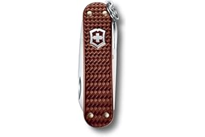 Victorinox Classic SD Precious Alox Swiss Army Knife, Compact 5 Function Swiss Made Pocket Knife with Small Blade, Screwdrive