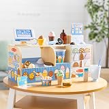 Melissa & Doug Wooden Cool Scoops Ice Creamer Playset FSC Certified 42 pcs view 9