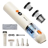 OXILAM Car Vacuum Handheld Vacuum Portable Cordless-14000PA High Power, Blow & Suction 2 in 1, Up to 30 Mins Runtime, Small Vacuum Cleaner for Home, Pet, Car, Office, Ideal Gifts for Men & Women