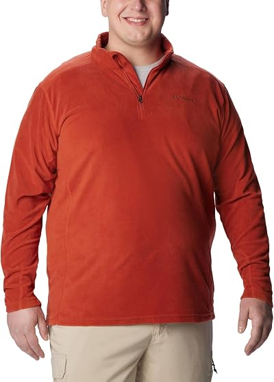 Columbia Klamath Range II Half Zip Warp Red 1X Big