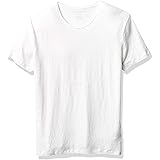 Majestic Filatures Men's Linen Stretch Short Sleeve Crew