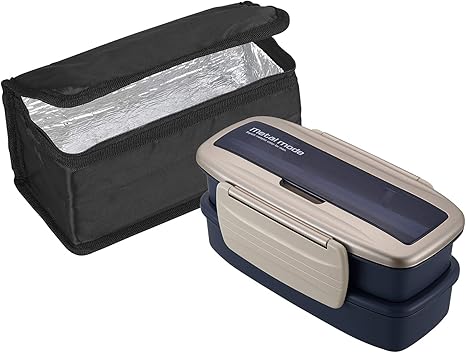 Amazon オーエスケー メタルモードno 3 お弁当箱 2段 保冷バッグ付 ゴールド Blw 8hsf 弁当箱 オンライン通販
