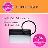 Scunci No-slip Grip Evolution Jelly Ponytailers 14 Count Conair Colors Vary view 2