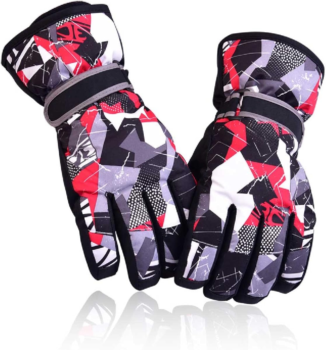 TRIWONDER Ski Gloves, Winter Waterproof Warm Snowboard Snow Skiing Cold Weather Gloves for Kids Men and Women: Clothing