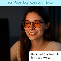 Orange Blue Light Blocking Glasses for Better Sleep