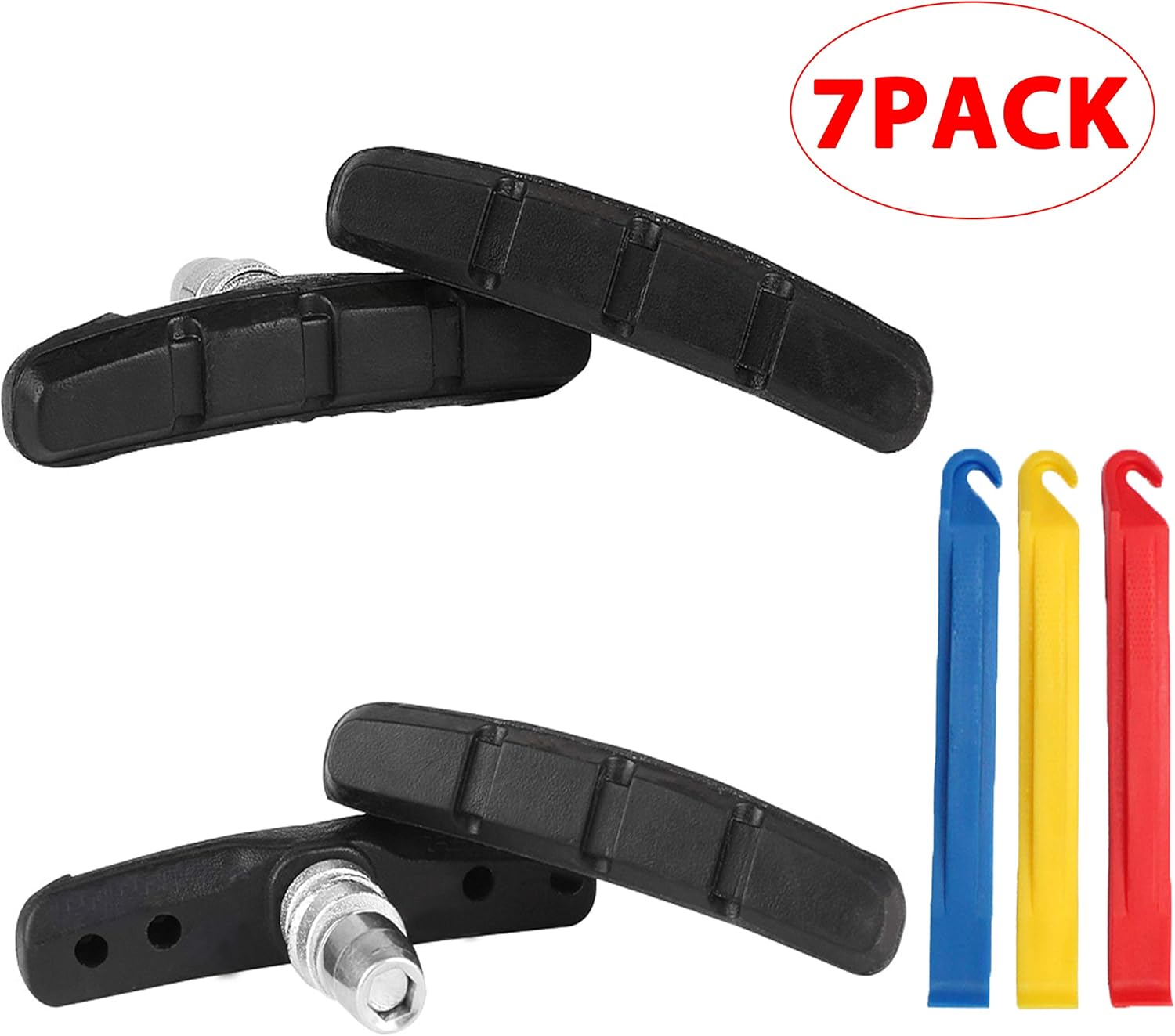 Bike Brake Pads Set,ChooseU 2 Pairs Road Mountain Bicycle VBrake