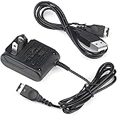 Vranzoral Gameboy Advance SP Charger - AC Wall Adapter & USB Charging Cable Compatible with Nintendo DS/GBA SP Systems, Portable Travel Power Cord for Gaming Accessories