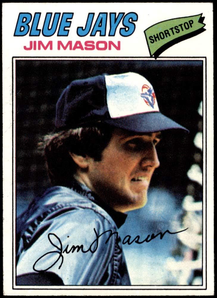 1977 Topps 212 Jim Mason Toronto Blue Jays (Baseball Card) Dean's Cards 5 EX