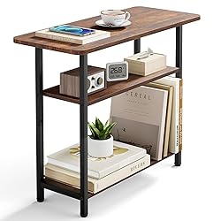 SLEEPING LAMB Side Table for Living Room, 3-Tier