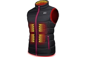 Gohero Upgraded Lightweight Heated Vest for Men and Women - Heating Vest with 10000mAh Large Capacity Battery Pack