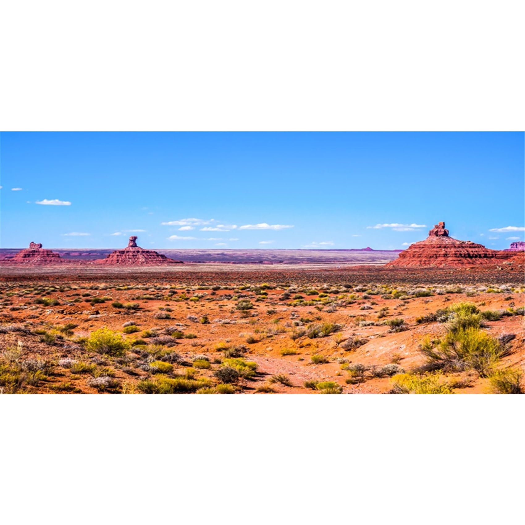 MIRRORANG 76x30cm Desert Terrarium Background Blue Sky Mountain Oasis Gobi Reptile Habitat Background Vinyl Background