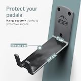 Borgen Bike Wall Mount Pedal Hook with Protection Pads and Bracket view 4