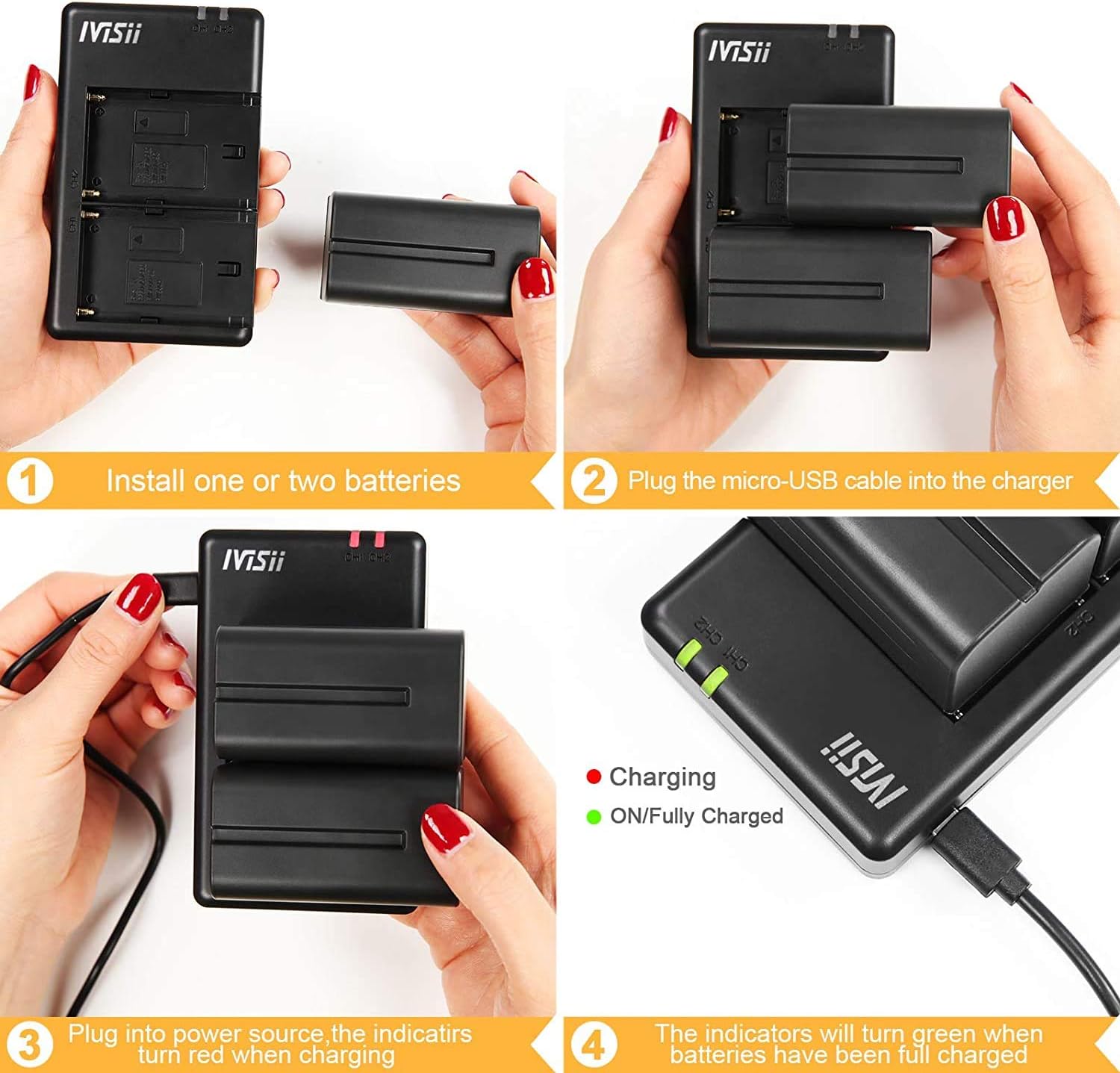 NP-F750 Battery 2 Pack 5600 mAh Li-ion Replacement with Battery Charger for Sony NP-F550 NP-F570 NP-F750 NP-F770 NP-F930 NP-F950 NP-FM55H NP-FM500H NP-QM71 NP-QM91 NP-QM71D Camera : Camera & Photo