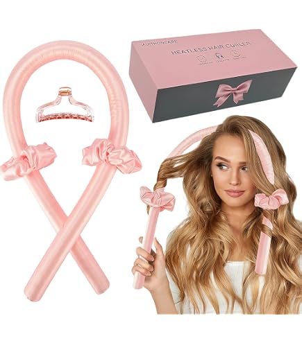 Amazon.com: Heatless Curling set,Silk Curls Rod Headband,No  display picture 3