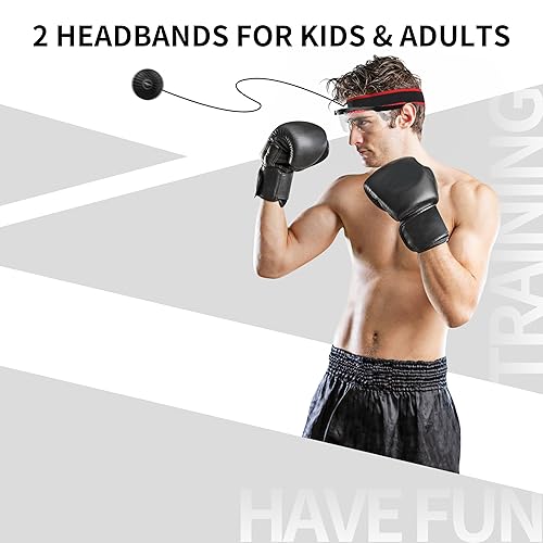 PROIRON Boxing Reflex Ball with Safety Glasses, Reflex Ball,