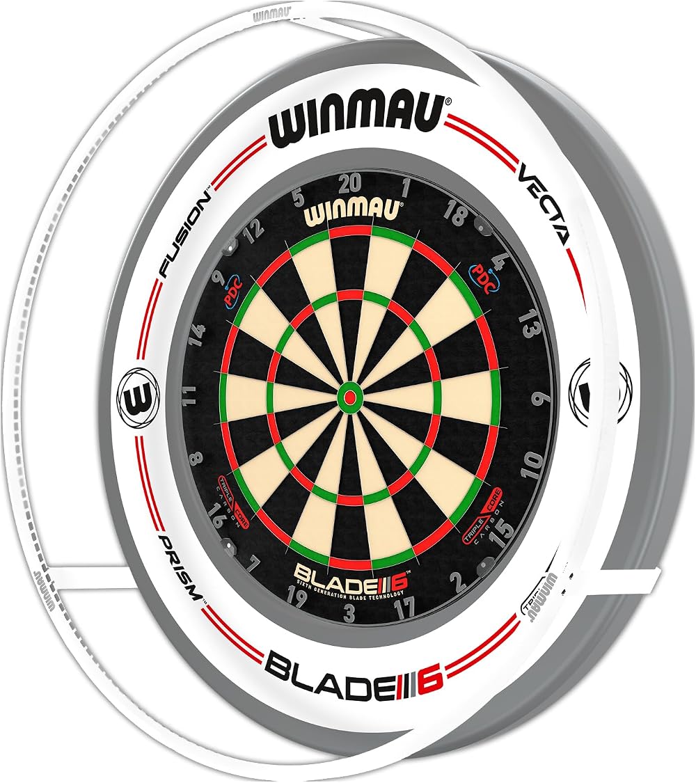 Winmau Plasma Dartboard Light Ice White 360° LED Surround Ring