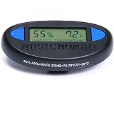 MusicNomad Hone Guitar Hygrometer Monitor Humidity &amp; Temperature (MN312) | Monitors Humidity and Temperature to Protect Your Guitars