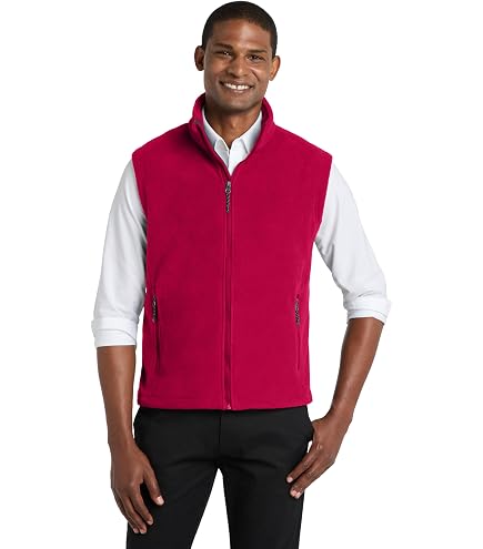 Port Authority Value Fleece Vest F219, Black, Large at Amazon