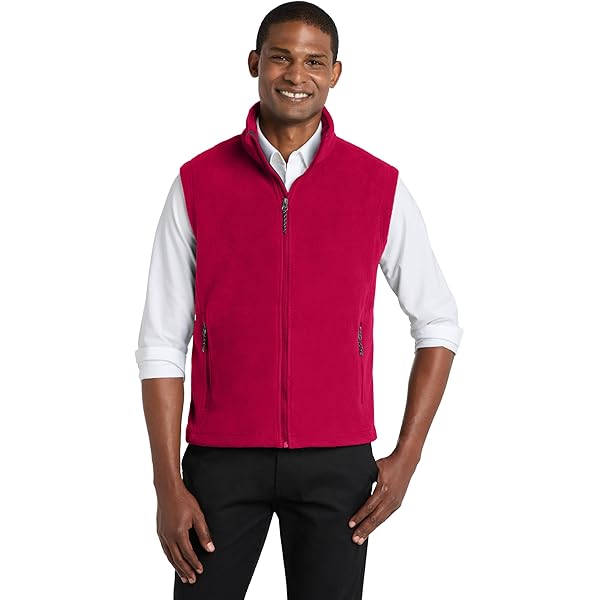 Port Authority Value Fleece Vest F219, Black, Large at Amazon