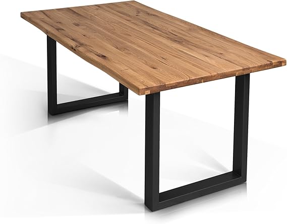 moebel-eins Tobago Baumkantentisch Esstisch Wildeiche Holztisch