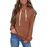 EasyGala Womens Casual Lightweight Hoodies Drawstring Long Sleeve Sweatshirt Loose Pullover Top Trendy Fall Clothes 2026