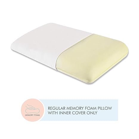 The White Willow Orthopedic Memory Foam King Size Neck Back