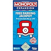 Monopoly Free Parking Jackpot Expansion | Add More Fun to Classic Monopoly Game and Play Faster | Ages 8+ | 2-6 Players | 40 