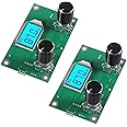 DWEII 2 Pieces Digital FM Receiver Module, Radio Receiver Module Digital Stereo Board LCD Display DSP PLL 76.0MHz-108.0MHz