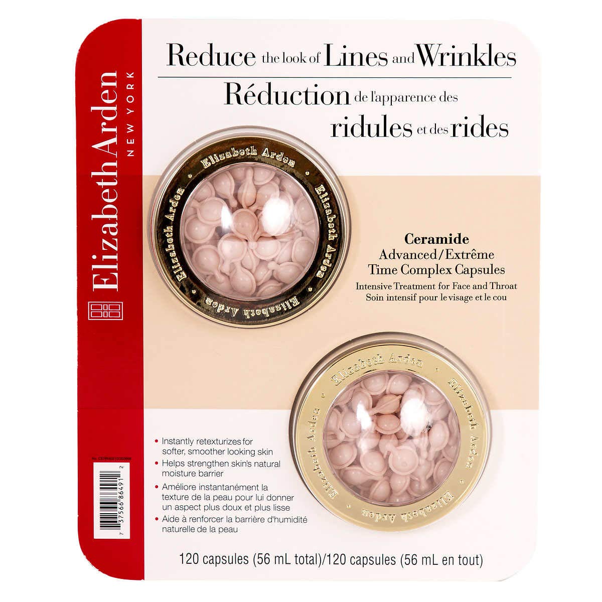 Elizebeth Arden Ceramide Advanced Time Complex 120 Capsules (56ml)