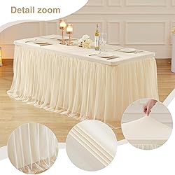 HB HBB MAGIC Champagne Tablecloth Rectangle Table