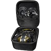 EARMOR Storage Case for Shooting Ear Protection Earmuff Glasses & Accessories, Weather-Resistant Durable Dustproof Hard EVA Carrying Storage Bag for Hunting Electronic Shooting Ear muff