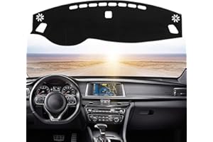 BERKSYDE Dashboard Dash Cover Mat Carpet Compatible with 2016 2017 2018 2019 2020 Kia Optima