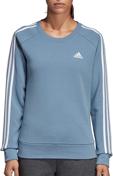 grey adidas crew neck sweatshirt women's