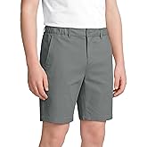 MIVEI Youth Boys Golf Shorts Stretch Lightweight Kids School Uniform Clothes Flat Front Casual Khaki Hybrid Chino Dress Short