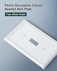 TREEWELL 4-Pack Single Toggle Light Switch Cover