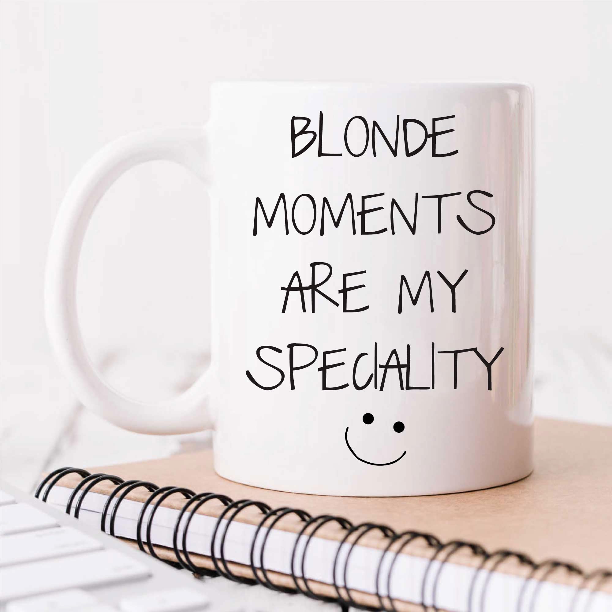 60 Second Makeover Limited Blonde Moments are My Speciality Mug Birthday Wife Friend Girlfriend
