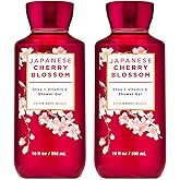 Bath and Body Works Japanese Cherry Blossom Shower Gel Gift Sets For Women 10 Oz 2 Pack (Japanese Cherry Blossom)