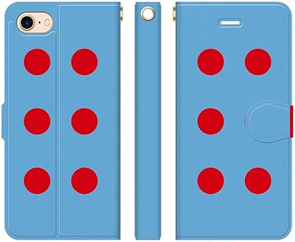 Amazon Co Jp ブレインズ Iphone Se 第2世代 Iphone8 Iphone7 兼用 手帳型 ケース カバー 勝負服 45 水色 赤 家電 カメラ