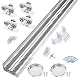 Teodute 4FT/48in Heavy Duty Bypass Door Hardware
