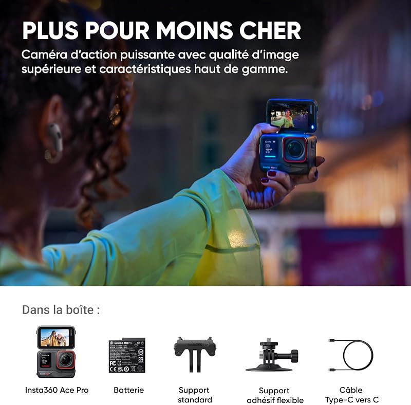 Ace Pro - Caméra d'action Objectif Leica